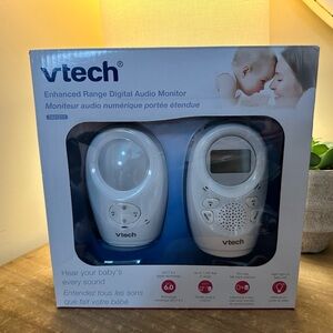 White Digital Baby Audio Monitor Like New
